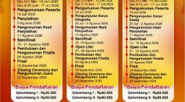 Pamflet Pendaftaran Olympic Of Statistics 2026, (Foto: Ist.)