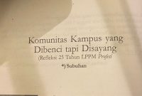 Potret Judul Tulisan oleh Subuhan di Buku 25 Tahun Profesi, (Foto: Ficka Aulia Khaerunnisa)