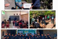 Potret Beberapa Dokumentasi Foto Kegiatan HMPS IKOR saat Bakti Sosial, (Foto: Ist.)