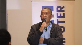 Potret Faisal Palapa Saat Menyampaikan Sambutannya, (Foto: Dok. Profesi).