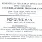 Potret Surat Pengumuman Seleksi Terbuka Jabatan Pimpinan Tinggi (Foto: Int).