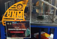Salah satu mesin pameran Fakultas Teknik UNM, (Foto: Dok Profesi)