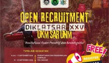 Poster Open Recruitment Diklatsar XXV UKM SAR UNM, (Foto: Int.)