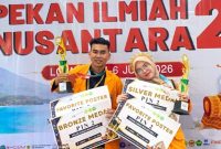 Potret Dua Mahasiswa Tekom Meraih Empat Penghargaan yang di Raih pada PIN 2, (Foto: Ist). 
