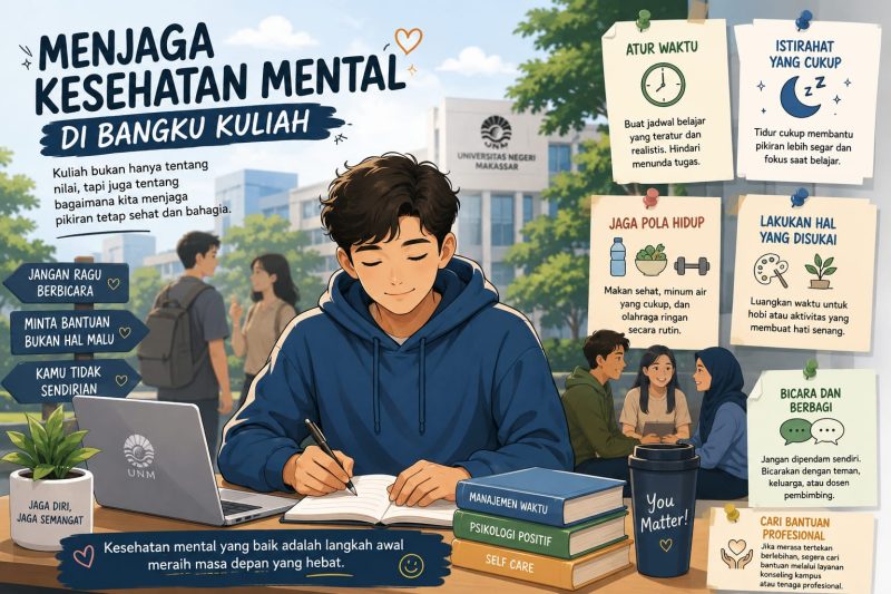 Ilustrasi Pentingnya Menjaga Kesehatan Mental (Foto: Ai.)