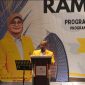 Potret Direktur PPs pada saat Memberikan Sambutan dalam Acara Ramah Tamah PPs UNM, (Foto: Dok. Profesi)