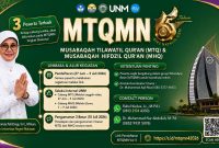 Pamflet Pendaftaran MTQMN UNM, (Foto: Ist.)