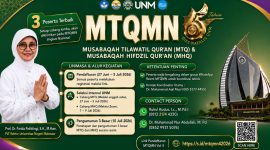 Pamflet Pendaftaran MTQMN UNM, (Foto: Ist.)