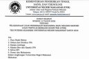 Surat Edaran Tentang Pelaksanaan UTBK Tes Potensi Akademik UNM 2026, (Foto: Ist.)