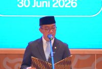 Potret Brian Yuliarto Sebagai Mentri Pendidikan Tinggi Sains dan Teknologi Saat Menyampaikan Sambutannya, (Foto: Int.)