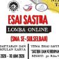 Poster Lomba Esai Sastra HMPSS Sasindo, (Foto: Ist.)
