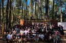 Potret bersama anggota baru lpm penalaran setelah pengukuhan dan outbound, (Foto: Ist.)