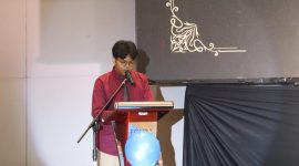 Potret Andi Mappasoko RD selaku Ketua Panitia Harlah ke-50 LPM Profesi UNM, (Foto: Dok. Profesi)