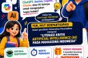 Flyer survei literasi AI untuk mahasiswa Indonesia. (Foto: Ist.)
