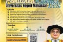 Pamflet Pemilihan Duta Kampus UNM 2026 (Foto: Int.)
