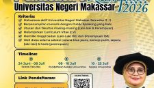 Pamflet Pemilihan Duta Kampus UNM 2026 (Foto: Int.)