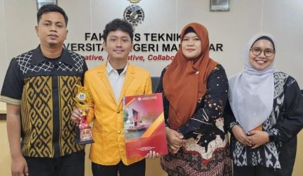 Mahasiswa FT Raih Juara 1 di lomba 3 Minute Speech Contest