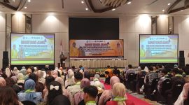 Potret Farida Patittingi dalam Sambutannya pada Acara Ramah Tamah FIKK, (Foto: Hapid Budiawan)