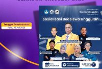 Pamflet Sosialisasi Beasiswa Unggulan 2026, (Foto: Ist.)