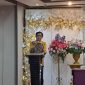 Potret Dekan Fakultas Seni Dan Desain Andi Imran Menyampaikan Laporan Lulusan Periode Juli 2026, (Foto: Muhammad Yusran)