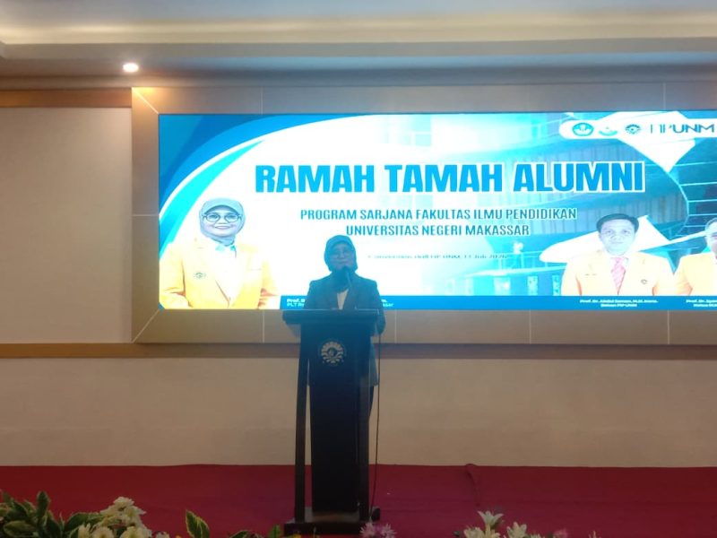 Potret Plt Rektor UNM dalam Sambutannya di Ramah Tamah FIP UNM Periode Juli 2026, (Foto: Dok. Profesi)