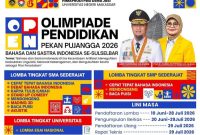 Poster Open dan Pekan Pujangga 2026, (Foto: Int.)