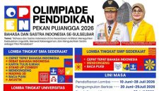 Poster Open dan Pekan Pujangga 2026, (Foto: Int.)