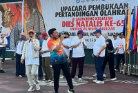 Potret Pembukaan Pertandingan Olahraga dan Kegiatan Dies Natalis ke-65 tahun, (Foto: Putri Salsabila)