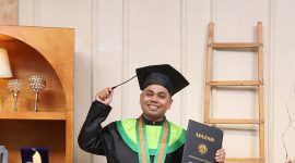Potret Hery Andika Wisudawan Terbaik Fakultas Ilmu Pendidikan (Foto: Ist.)