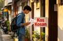 Ilustrasi mahasiswa yang sedang mencari kos, (Foto: AI.)