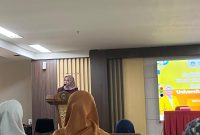 Potret Wakil Rektor 1 dalam Sambutannya, (Foto: Nurul Aenun Mardia)