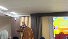 Potret Wakil Rektor 1 dalam Sambutannya, (Foto: Nurul Aenun Mardia)