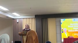 Potret Wakil Rektor 1 dalam Sambutannya, (Foto: Nurul Aenun Mardia)
