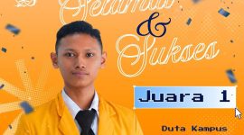 Potret Ulil Abshar, Mahasiswa DKV Juara I Duta Kampus FSD 2026, (Foto: Ist.)