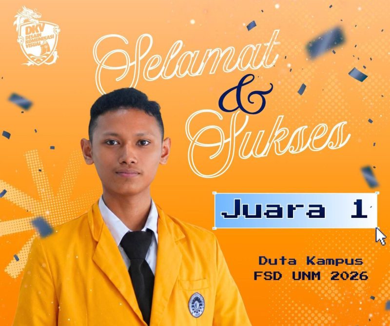 Potret Ulil Abshar, Mahasiswa DKV Juara I Duta Kampus FSD 2026, (Foto: Ist.)