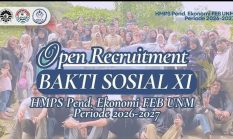 Open Recruitment Bakti Sosial XI, Ajak Mahasiswa Wujudkan Pengabdian Nyata