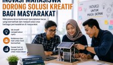Ilustrasi Mahasiswa Berdiskusi dan Mengembangkan Inovasi sebagai Upaya Menciptakan Solusi Kreatif yang Bermanfaat bagi Masyarakat, (Foto: Ai.)