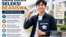 Pamflet Cara Lolos Seleksi Beasiswa, (Foto: Ai.)