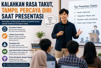 Pamflet Cara Presentasi di Depan Audiens, (Foto: Ai.)
