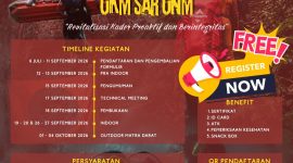 Poster Open Recruitment Diklatsar XXV UKM SAR UNM (Foto:Ist.)