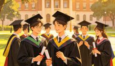 Ilustrasi Mahasiswa saat Wisuda, (Foto: AI.)