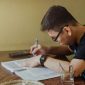 Potret Seorang Mahasiswa sedang Belajar, (Foto: Int.)