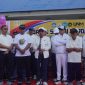 Potret Plt Rektor UNM saat Melakukan Sambutan di Acara Jalan Santai, (Foto: Musdalifah)