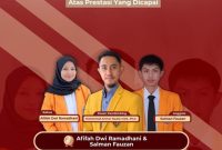 Pamflet Ucapan Peraih Juara 3 Esai Astramatika XXXII Unmul, (Foto: Int.)
