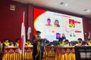 Potret Jamaluddin saat Bacakan Riwayat Hidup Muhammad Rais, (Foto: Putri Salsabila)
