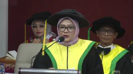 Potret Farida Aryani saat Menyampaikan Orasinya, (Foto: Ist.)