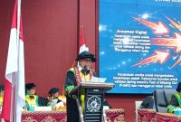 Potret Abdul Saman Saat Menyampaikan Orasinya, (Foto: Musdalifah)