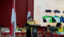Potret Farida Aryani saat Menyampaikan Pidato, (Foto:Musdalifah)