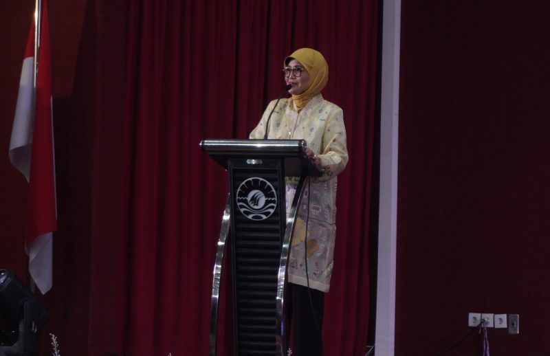 Potret Plt Rektor saat Menyampaikan Sambutan, (Foto: Hafid Budiawan)