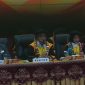 Potret Plt Rektor UNM, Farida Patittingi saat Upacara Peringatan Dies Natalis ke-65, (Foto: Alyani Fajrina Nuryabri)